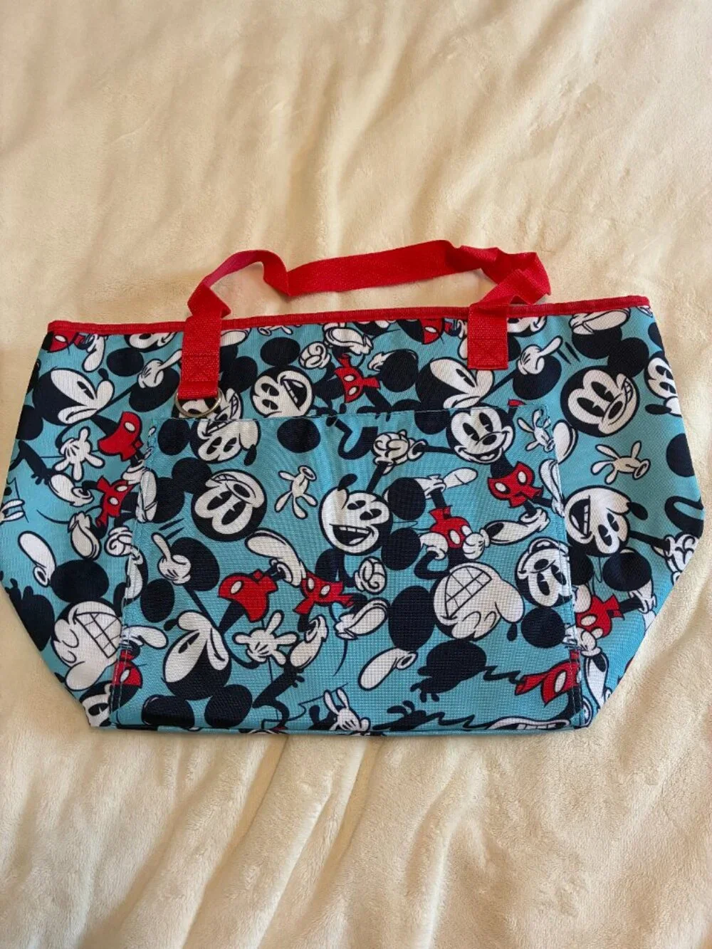 Disney Store Mickey Mouse Insulated Cooler Tote Lunch Bag NWT